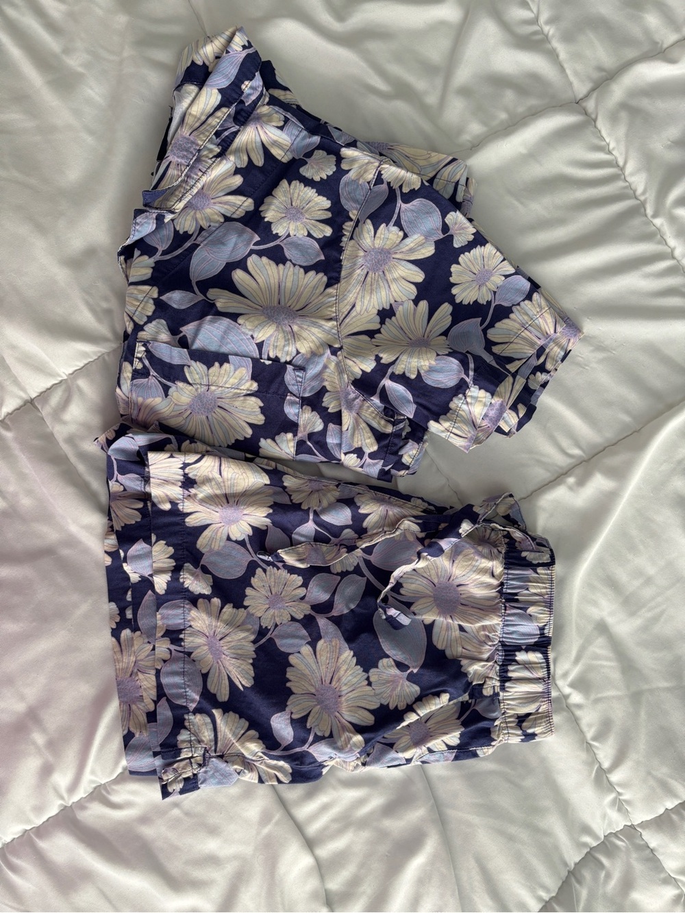 GAP Navy Floral Pajama Set